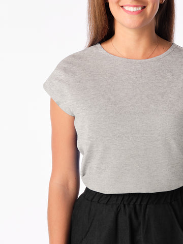 Schweißresistentes Damen Baumwollshirt CityZen® - Kimonoschnitt ALTA